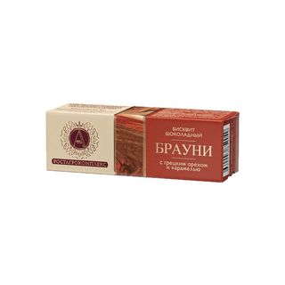 БИСКВИТ А.РОСТАГРОКОМПЛЕКС БРАУНИ ШОК/ГРЕЦ 40гр, ШК: 4660043859049
