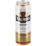 Пиво Tauras Extra світле 5.2% 0,5 л