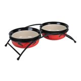 Підставка  Eat on Feet  + миски керамічні для котів 2?0,25л/12,5см