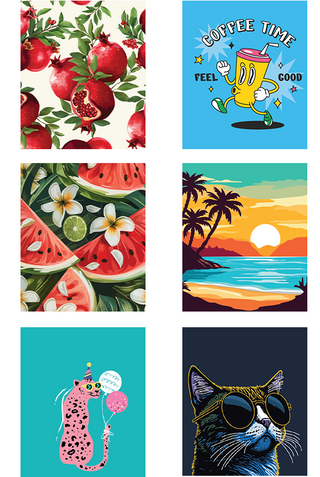 40678 რვეული 48 ფურცლიანი ლაკით PONTO(მათემატიკა) 16 დიზაინი 20ც 160085