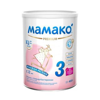 მამაკო - თხის რძე /12თვ+/ 400გრ 0491/9138 MAMAKO Goat milk-based milk drink with bifidobacteria for toddlers 400gr