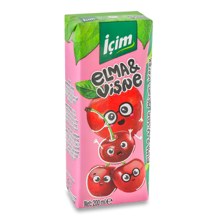Напій соковмісний Icim яблучно-вишневий 200мл