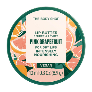 ბოდი შოპი - ტუჩის კარაქი ვარდისფერი გრეიფრუტი 10მლ 91597/97644 PINK GRAPEFRUIT LIP BUTTER 10ML 91597/97644