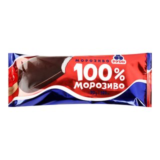 Морозиво 100% морозиво Рудь м/у 70г