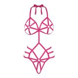 Откровенное Боди "Неприкрытое желание" (по цветам) [Ярко-Розовый, S-M ] (20.10165)