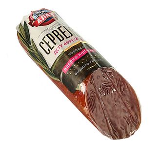 Ковбаса сервелат в.к в.у Алан (за 100 г.)