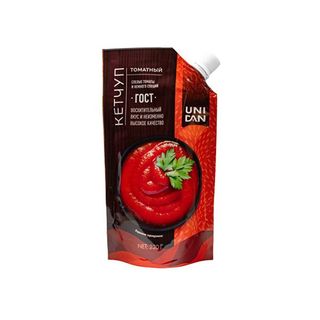 კეტჩუპი ტომატი 230გრ უნი დან