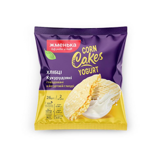Хлібці Жменька кукурудзяні в йогуртовій глазурі 26г