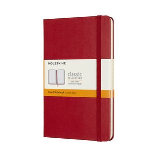 Записник Moleskine Classic Медіум / Лінійка Червоний