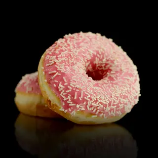 Пончик Donut рожевий, 55г