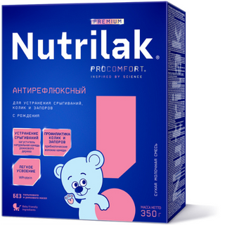 ნუტრილაკი - რძე ანტირეფლუქსი /0თვ+/ 350გრ 8127 Nutrilak antireflux 350.0