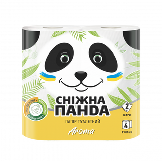 Туал. папір Сніжна Панда 4 шт. Арома