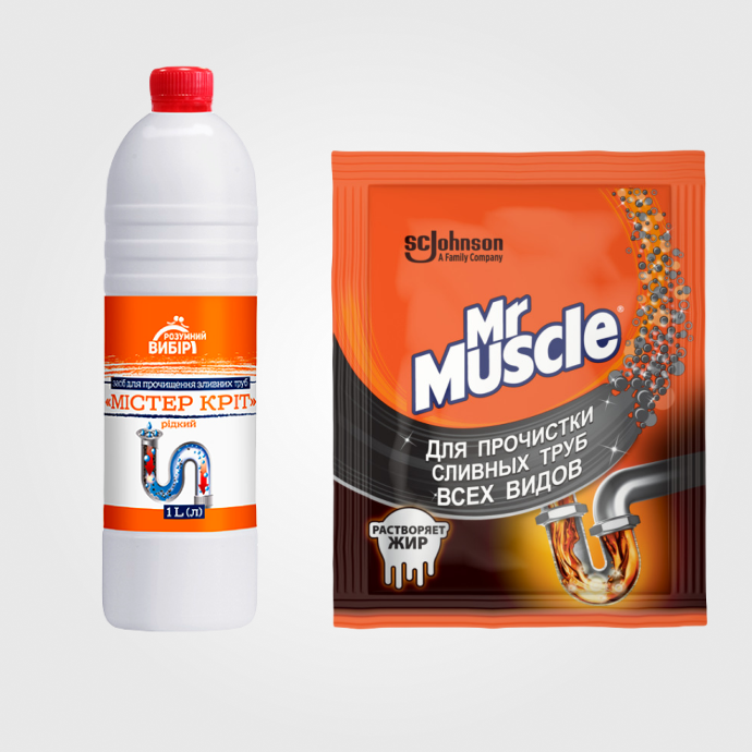 Чистячі засоби.