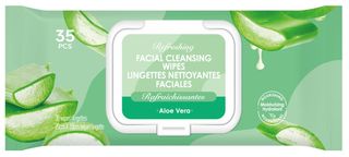 แกแแฎแแก แฎแแแกแแฎแแชแ/Refreshing Facial Cleansing Wipes (Aloe Vera)