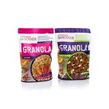 Сухий сніданок 250 г Гранола Dr.Benner (шоколад та мигдаль, полуниця) м/уп