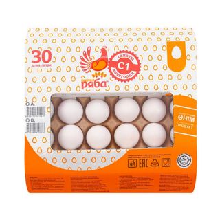 ЯЙЦО КУРОЧКА РЯБА 30ШТ С1, ШК: 4870211321043