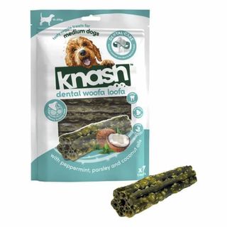Ласощі Knash Woofa-Loofa для собак вегетаріанські з м'ятою та петрушкою 196 г