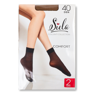 Шкарпетки жіночі Siela Comfort 40 den daino 2 пари