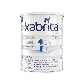 СМЕСЬ МОЛОЧНАЯ KABRITA NEW 1 0-6 МЕС 800ГР шк: 8716677007311