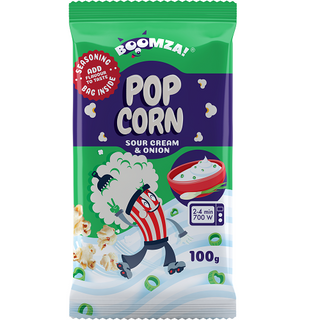 Попкорн Бумза Сметана Цибуля д/мкх 100г