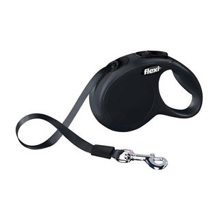 Рулетка Flexi NEW CLASSIC XS 3м/12кг (стрічка) чорна