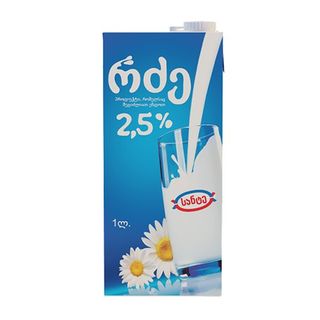 რძე ულტრ 2.5% 1ლ სანტე