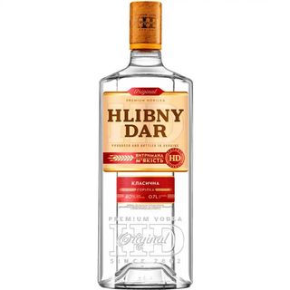 Горілка Хлібний Дар Класична 40% 0.7 л