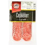 Ковбаса Алан Сервелат сирокопчена вищий гатунок 80г