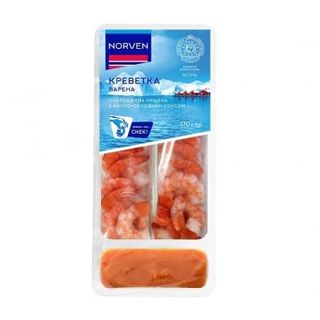 Креветка 170 г Norven очищена охолоджена варена з соусом
