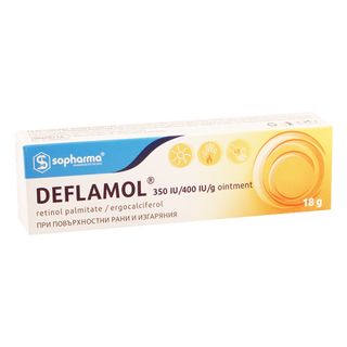 დეფლამოლი მალამო 18გრ ტუბი #1  Deflamol oitment 18g #1