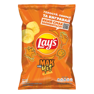 Чипси картопляні Lay's  зі смаком "Мак енд Чіз" 95 г