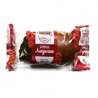 Булочка 120 г Кpивopiзький ХЗ №1 Ласунчик в/г п/ет