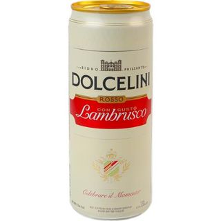 Сидр Dolcelini Con Gusto Lambrusko Rosso солодкий шипучий міцний 7.5% 0,33 л