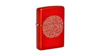 Zippo, სანთებელა, Metallic Red - Georgian Alphabet Design