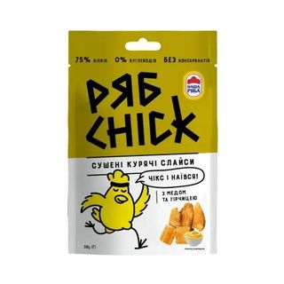 Слайси курячі з філе сушені РябChick з медом та гірчицею 30 г