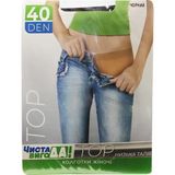 Колготи жіночі ЧИСТА ВИГОДА! Top еластичні із заниженою талією, з шортиками 40 den р.2 чорний