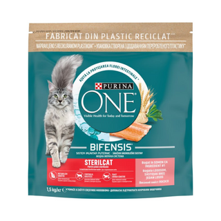 Сухий корм Purina ONE Sterilcat для дор котів після стер з лососем 1,5 кг