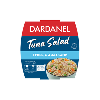 Салат с тунцом и 4 злаками в подсолн.масле 160 гр. Dardanel