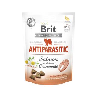 Ласощі Brit Care Functional Snack Snack Antiparasitic Salmon д/собак напіввологі антипаразитарний ефект лосось 150 г