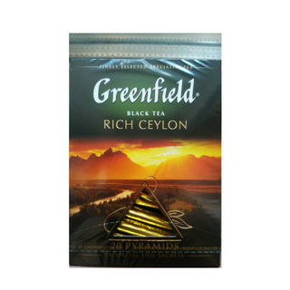 Թեյ սև Գրինֆիլդ Ռիչ Ցեյլոն 20x2գր