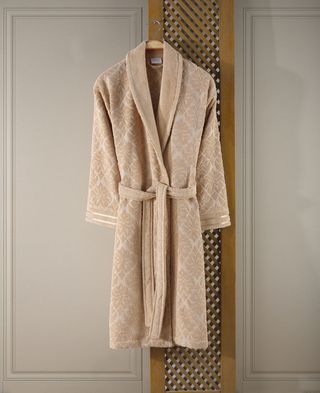 ხალათი - PAISLEY JACQUARD BATHROBE CAMEL L/XL