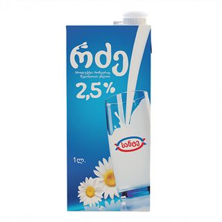 სანტე რძე 2.5% 1 ლ./4860051001298