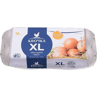 Яйця курячі Квочка XL (10 шт.) СВ