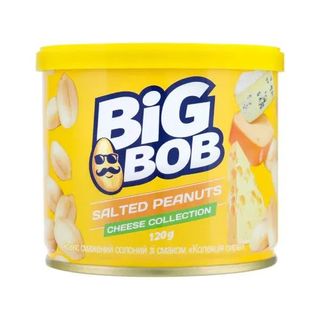 Арахіс смажений Big Bob сир банка 120 г