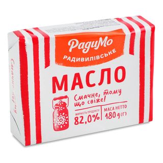 Масло 82% 180г Радимо