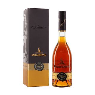 სარაჯ. ბრენდი "სარაჯიშვილი Vsop"სასაჩუქრე ყუთით 0,5ლ