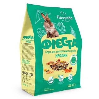 Корм Природа Фієста Кролик для гризунів 0.6 кг арт.PR241387