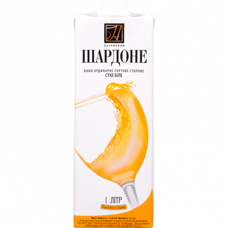 Вино Натхнення Шардоне 1 л т/пак. біле сух. (Агро-Дар)