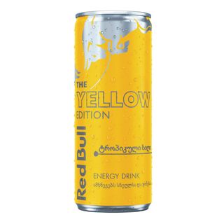 რედ ბული - ყვითელი, ენერგეტიკული სასმელი, 0.25ლ 