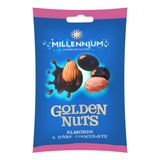 Драже Millennium Golden Nut мигдаль у чорному шоколаді 100 г